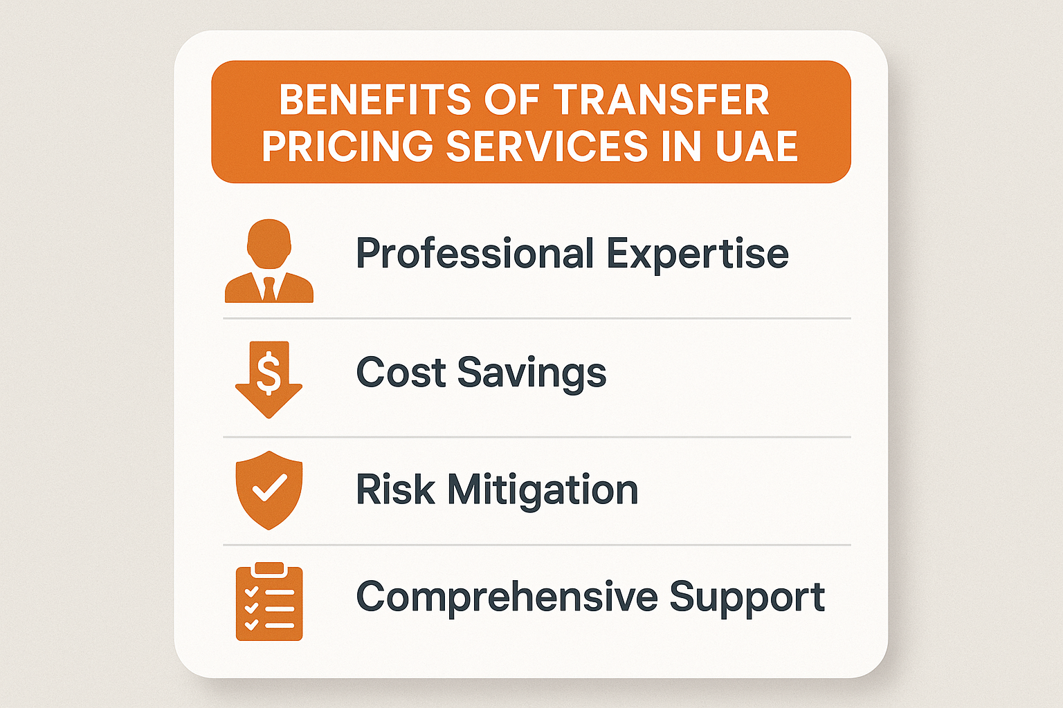 Transfer pricing services in uae