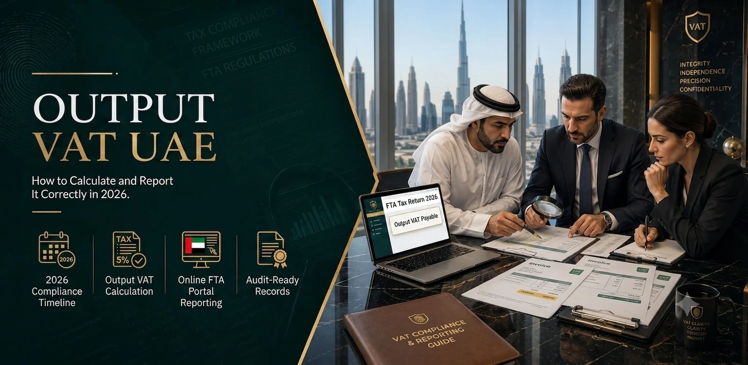 Output VAT UAE tax point rules output VAT UAE 2026